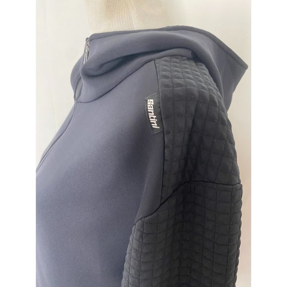 Men’s size XL Santini x UCI Groove athletic Jacket full Zip black mock neck - Picture 5 of 9